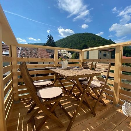 Ferienwohnung Bergblick Thale Buitenkant foto