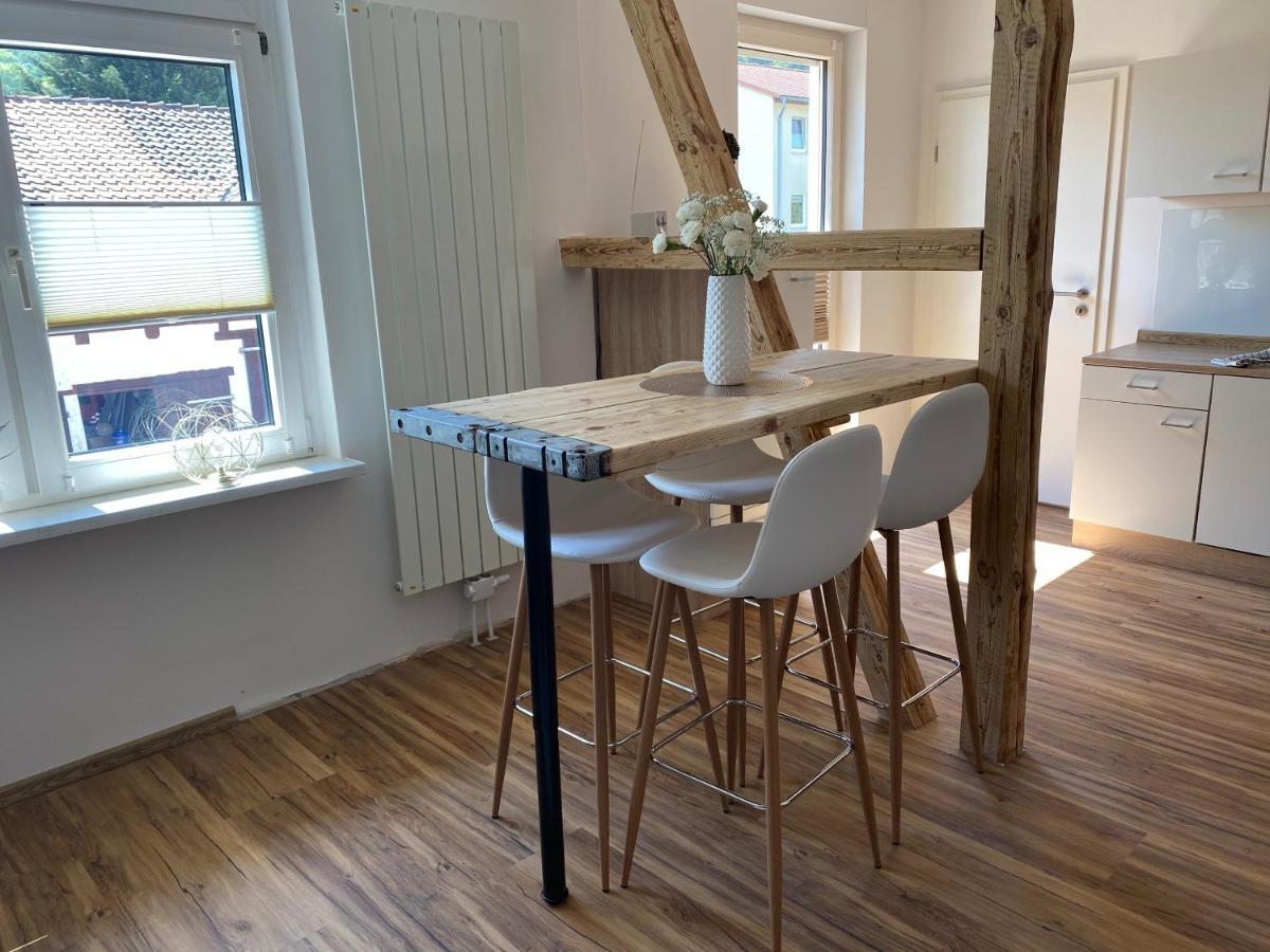 Ferienwohnung Bergblick Thale Buitenkant foto